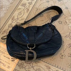 Black Dior bag